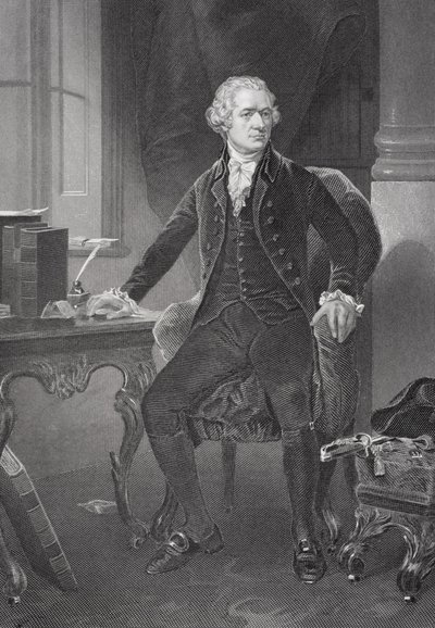 Alexander Hamiltonin (175557-1804) muotokuva tekijältä Alonzo Chappel