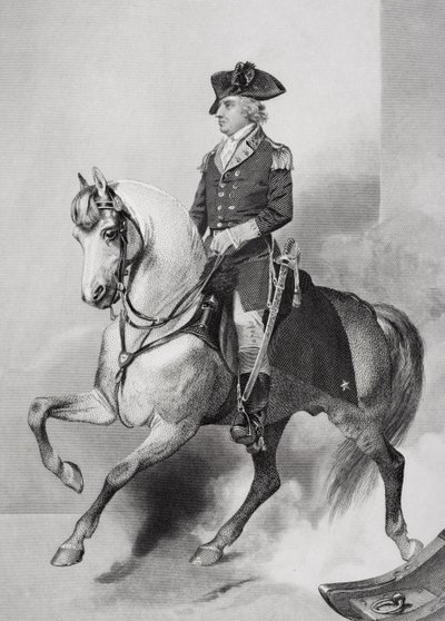 Horatio Gatesin muotokuva (1728-1806) (litho) tekijältä Alonzo Chappel