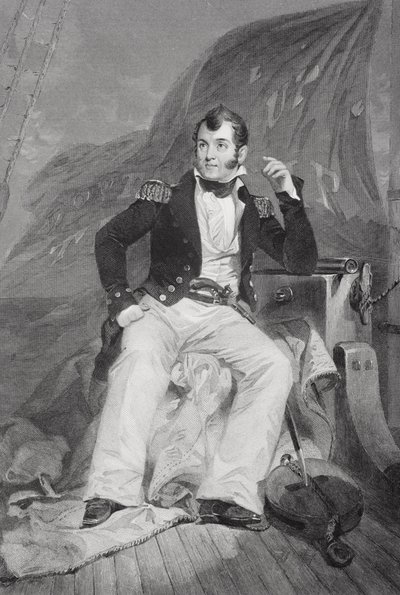 Oliver Hazard Perryn (1785-1819) muotokuva tekijältä Alonzo Chappel