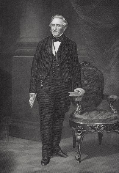 Muotokuva Thomas Hart Bentonista (1782-1858) tekijältä Alonzo Chappel