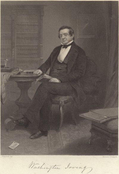 Washington Irving tekijältä Alonzo Chappel
