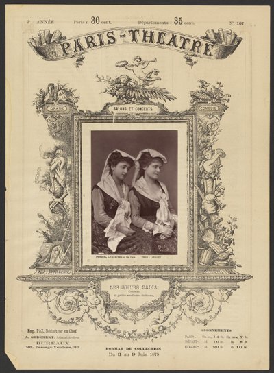 Pariisin teatteri: Les Soeurs Badia tekijältä Alphonse J. Liébert