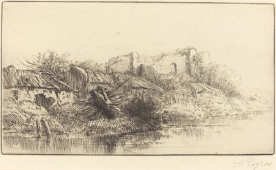 Hylätty kylä tekijältä Alphonse Legros