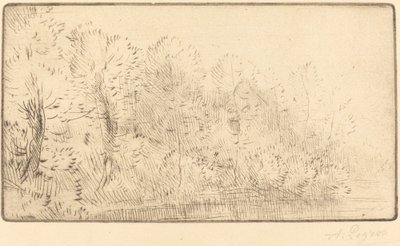 Sur la riviere -joen varrella. tekijältä Alphonse Legros