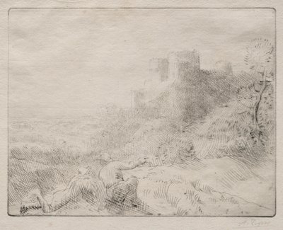 Vanha linna tekijältä Alphonse Legros
