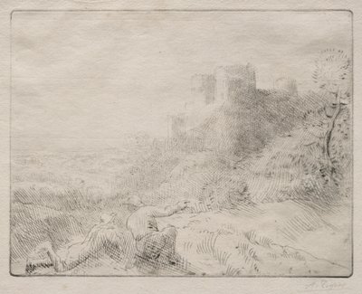 Vanha linna. tekijältä Alphonse Legros