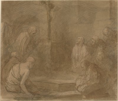 Ristin juurella. tekijältä Alphonse Legros