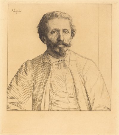 Auguste Delatre tekijältä Alphonse Legros