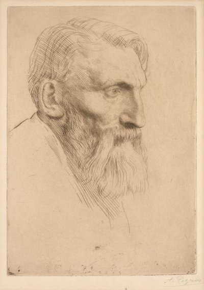 Auguste Rodin, 1881. tekijältä Alphonse Legros