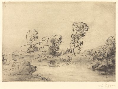 Marnen pankit Marnen reuna. tekijältä Alphonse Legros