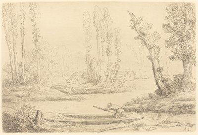 Banks of the Sommen lähellä Amiensia Banks of the Sommen lähellä Amiensia. tekijältä Alphonse Legros