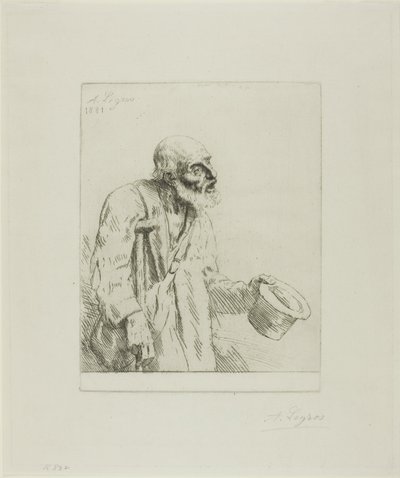Kerjäläinen kainalosauvoilla tekijältä Alphonse Legros