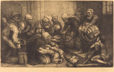 Brysselin kerjäläiset Bruggen kerjäläiset. tekijältä Alphonse Legros