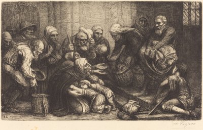 Brysselin kerjäläiset Bruggen kerjäläiset. tekijältä Alphonse Legros