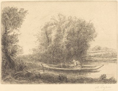 Revolt del riu Un coin de riviere. finlandès tekijältä Alphonse Legros