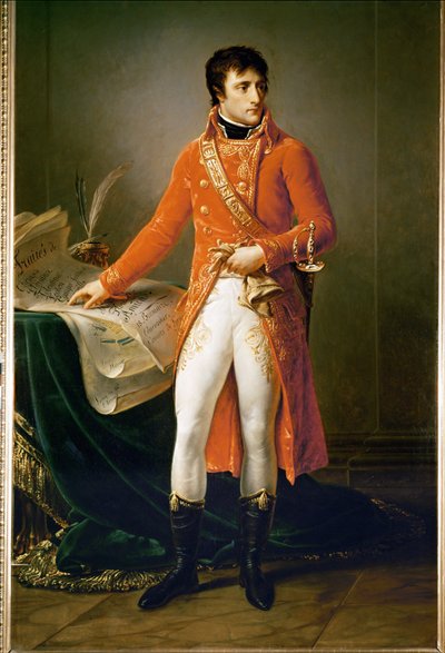 Bonaparte ensimmäisenä konsulina (öljyä kankaalle) tekijältä Alphonse Legros