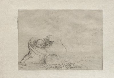 Ruohon polttaminen. tekijältä Alphonse Legros