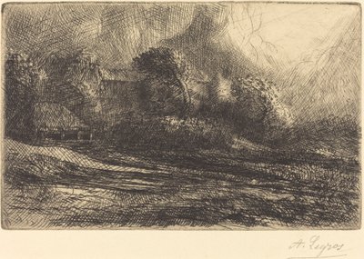 Chailli nähty myrskyssä tekijältä Alphonse Legros