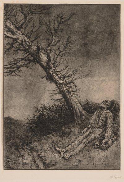 Vagabondin kuolema. tekijältä Alphonse Legros
