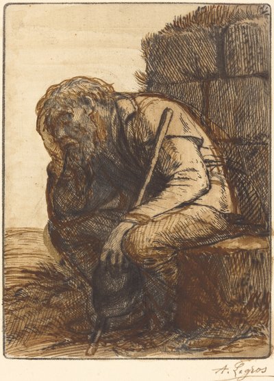 Desperate Man Desperate häntä. tekijältä Alphonse Legros
