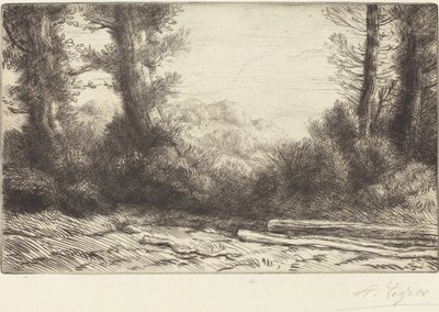 Puun reuna (Lisiere de bois) tekijältä Alphonse Legros