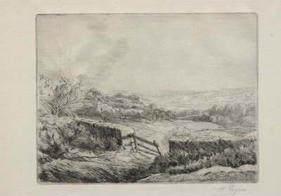 Sisäänkäynti kentälle. tekijältä Alphonse Legros