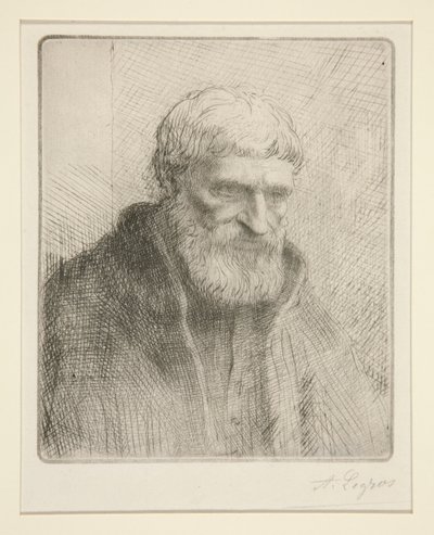 Etude de vieillard (Tutkimus vanhasta miehestä) tekijältä Alphonse Legros