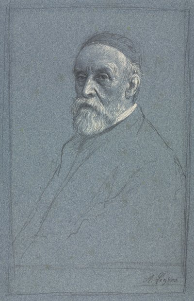 George Frederick Watts, R.A., n. 1877-1878. tekijältä Alphonse Legros
