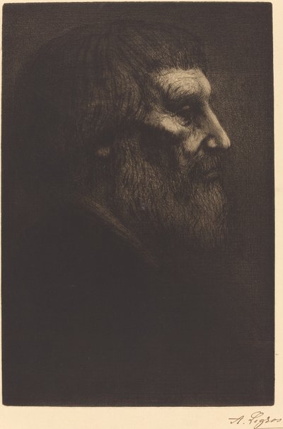 Kerjäläisen tete de mendantin johtaja. tekijältä Alphonse Legros