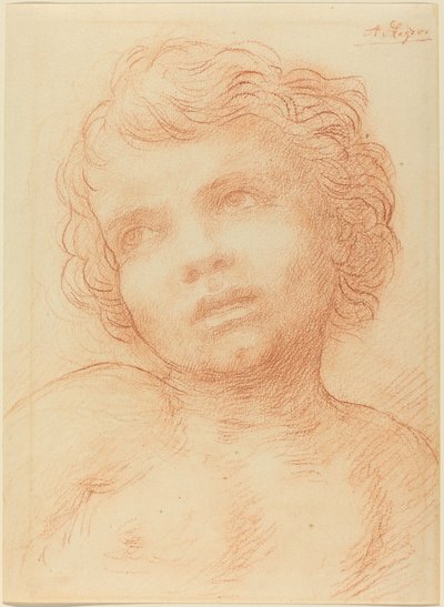 Lapsen pää. tekijältä Alphonse Legros