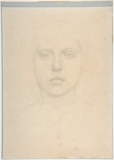 Tytön pää tekijältä Alphonse Legros