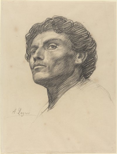 Miehen pää tekijältä Alphonse Legros