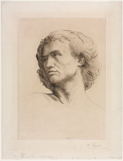 Miehen pää tekijältä Alphonse Legros