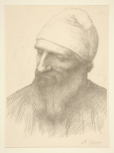 Miehen pää tekijältä Alphonse Legros