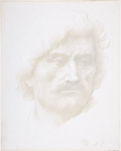 Miehen pää tekijältä Alphonse Legros