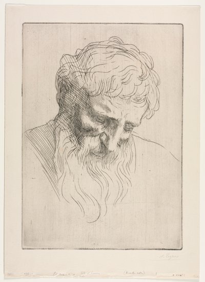 Miehen pää. tekijältä Alphonse Legros
