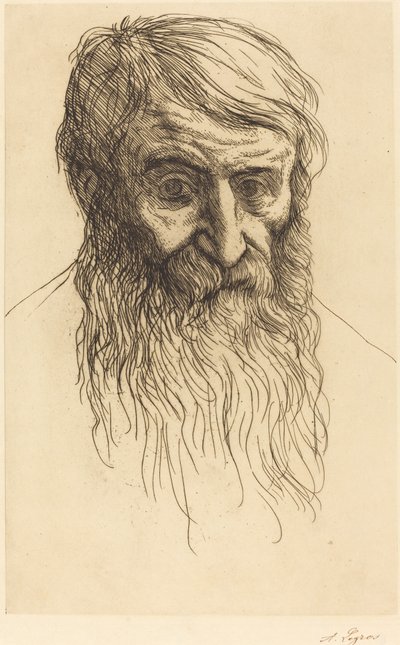 Filosofi Tete de philosophen johtaja. tekijältä Alphonse Legros