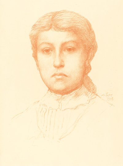 Nuoren tytön pää Nuoren tytön pää. tekijältä Alphonse Legros