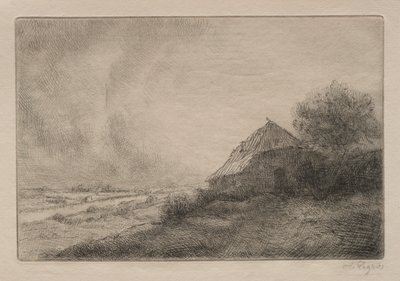 Hovel mäellä. tekijältä Alphonse Legros