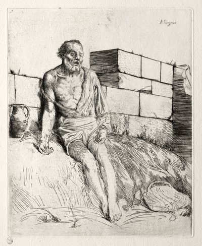 Työ (ensimmäinen levy) tekijältä Alphonse Legros