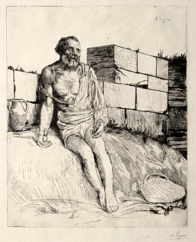 Työ (ensimmäinen levy) tekijältä Alphonse Legros