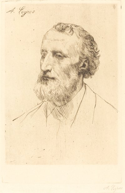 Jules Dalou, 1st plate. tekijältä Alphonse Legros