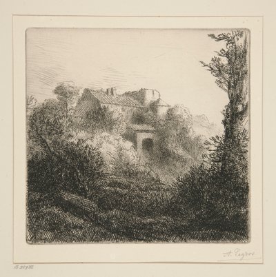 Maatila kukkulalla tekijältä Alphonse Legros