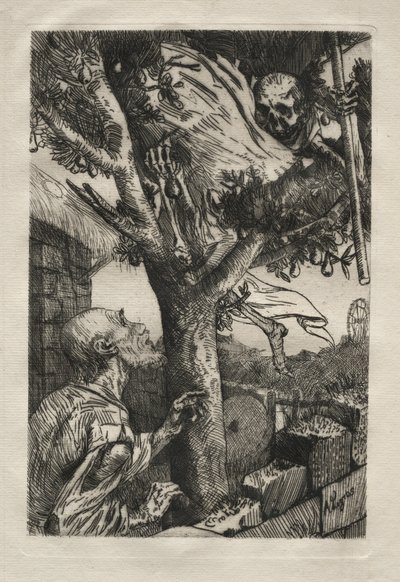 Kuolema päärynäpuussa. tekijältä Alphonse Legros