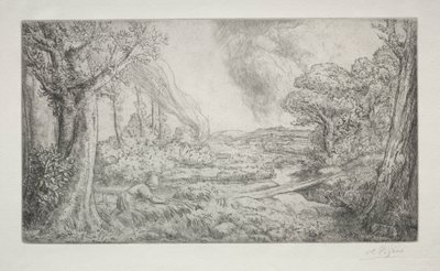 Maisema tekijältä Alphonse Legros