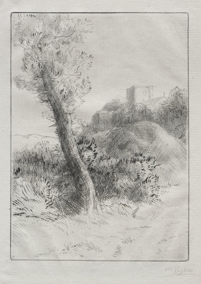 Maisema tekijältä Alphonse Legros