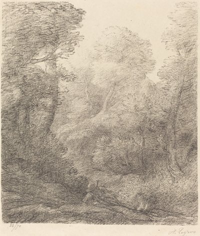 Maisema: Aamun sumu Maisema: Aamusumua. tekijältä Alphonse Legros