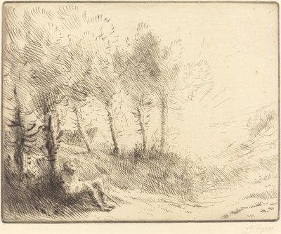 Maisema Maisema. tekijältä Alphonse Legros