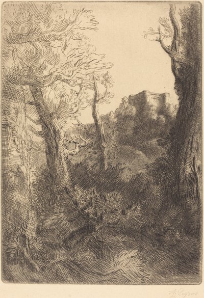Maisema Maisema. tekijältä Alphonse Legros