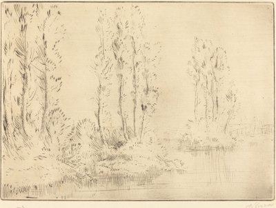 Maisema Maisema. tekijältä Alphonse Legros